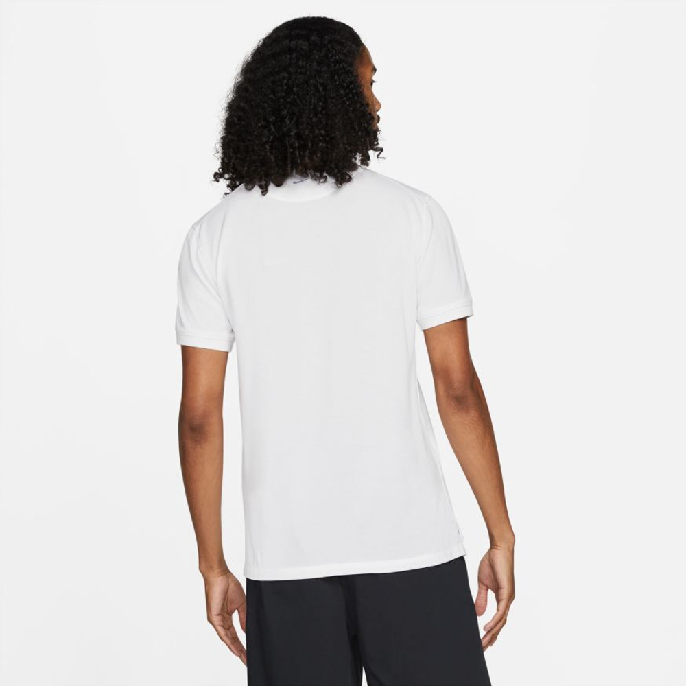 Мужское теннисное поло Nike Polo Dri-Fit Heritage Slim2 M - белый