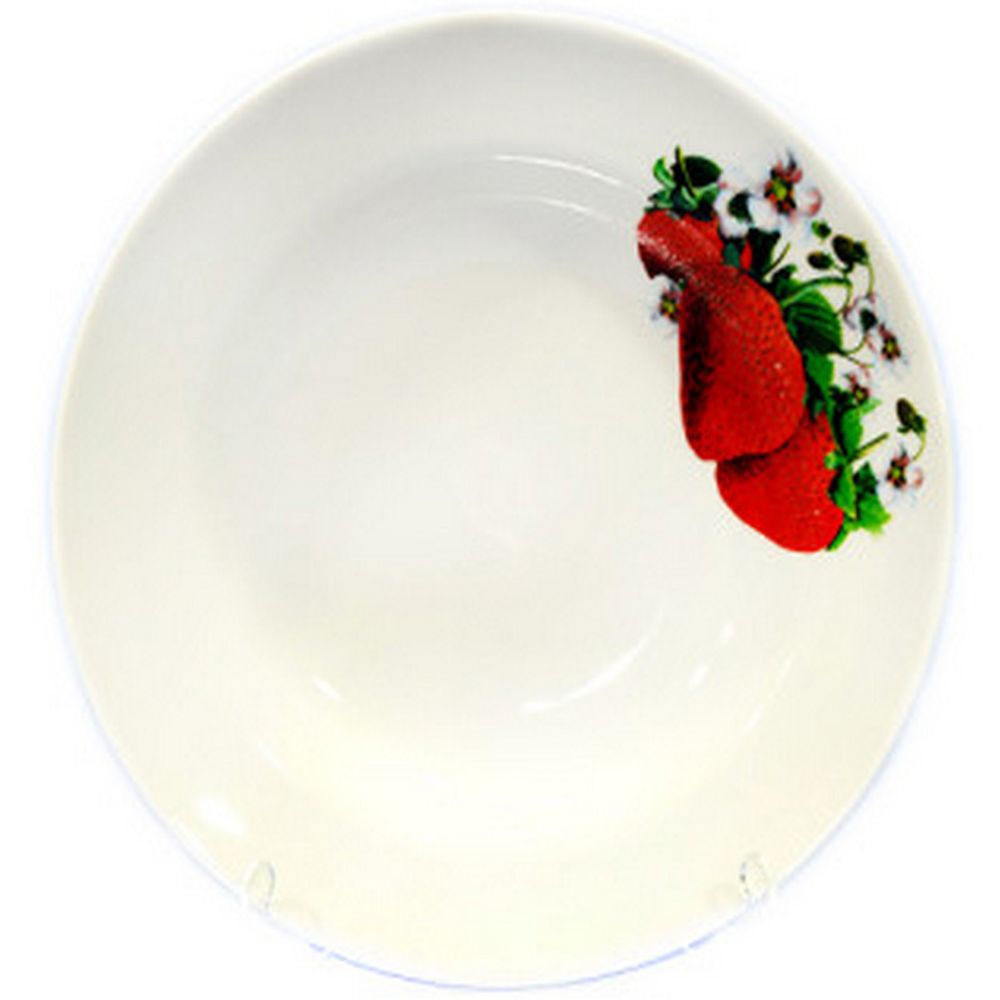 Тарелка глубокая 20см "КЛУБНИКА (Идиллия)" 250мл, Беларусь.
