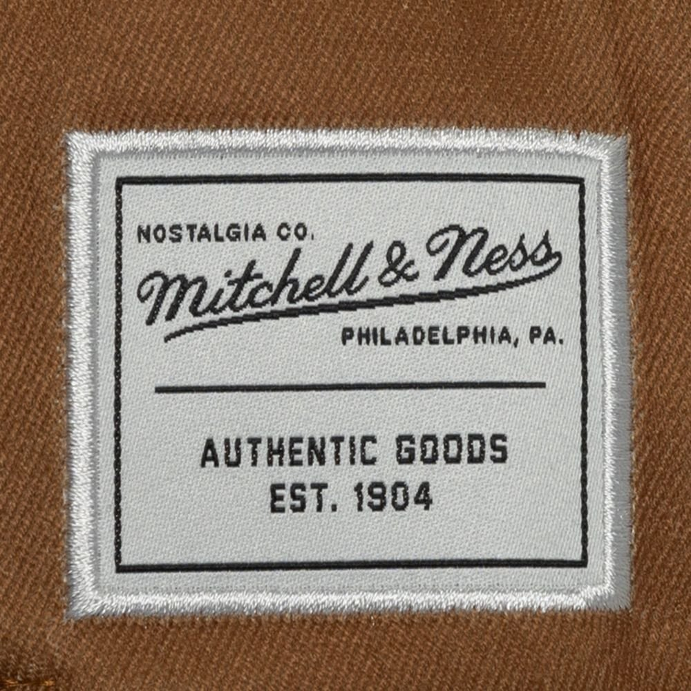 Кепка Mitchell & Ness Branded Comfy Core Stretch Snapback Cap Brown