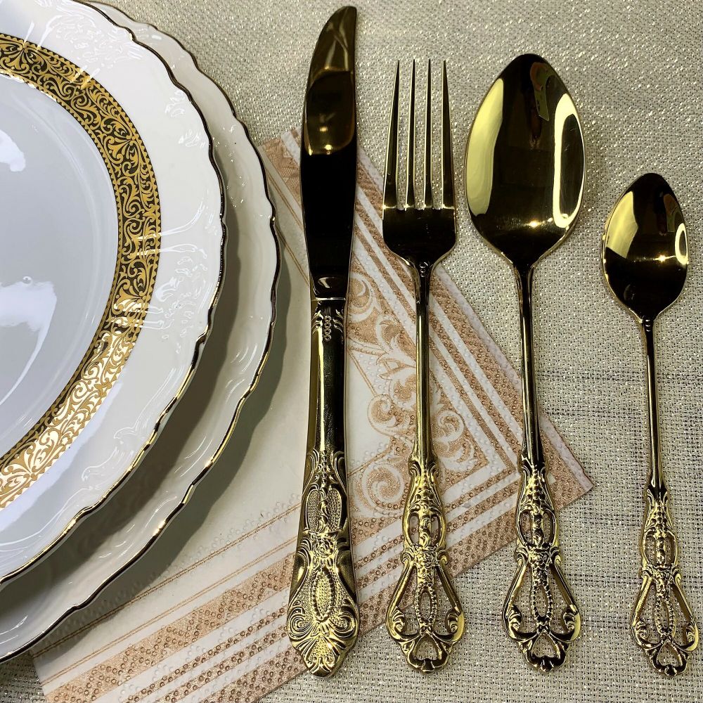 Lenardi 197-004 Набор столовых приборов 24пр. в под.уп.(х8)