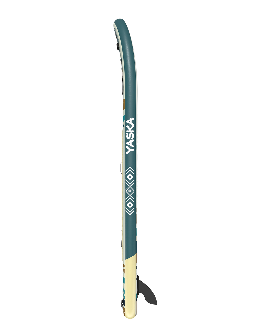 Сапборд надувной YASKA WOODOO 335x88x15 см (этнический зеленый)