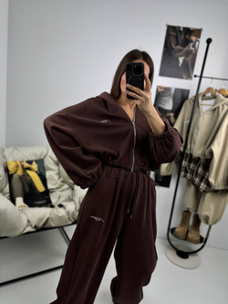 Костюм женский арт. 862 цвет "коричневый"