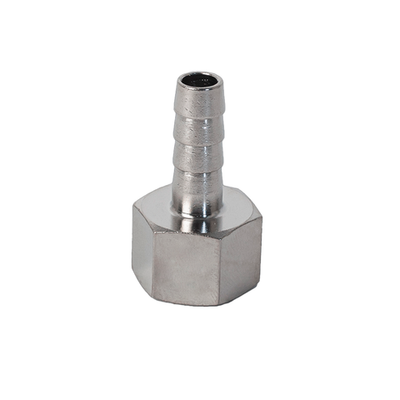 Переходник латунный никелированный 1/2 (мама)- штуцер 8 мм.