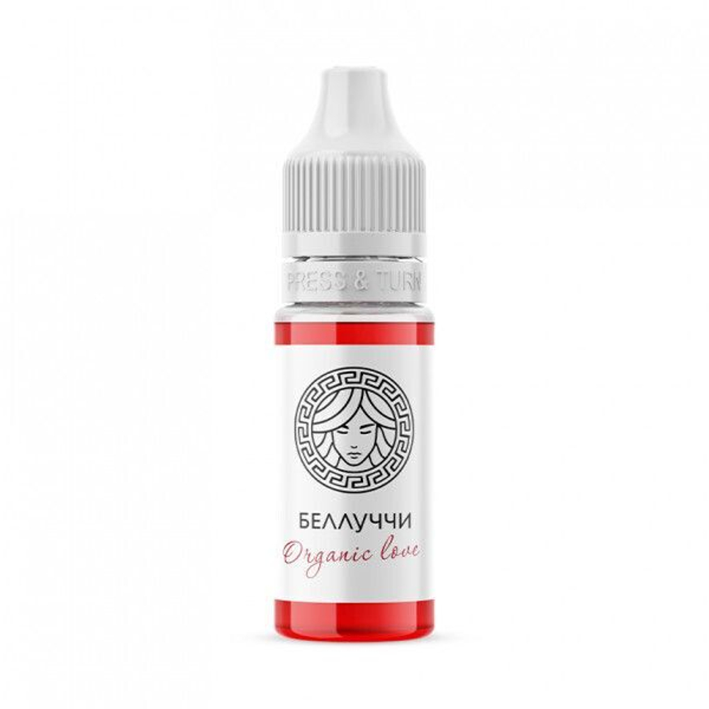 FACE organic love "Беллуччи" Пигмент для перманентного макияжа губ, 6 мл