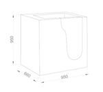 Ванна для МГН ABS NOFER H504 белый