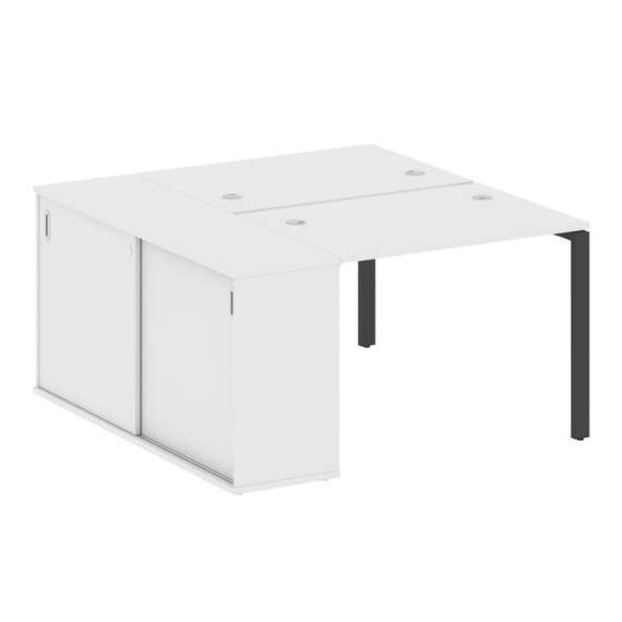 Метал Систем Рабочая станция с шкафом-купе на П-образном м/к БП.РС-СШК-1.1 Т