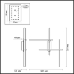 3890/36WLP ODL Светильник LED 33Вт 3000/3800/4800К 220В IP20 L-VISION