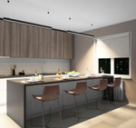 Подвесной светодиодный светильник Denkirs Hals DK9124-BK