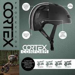 Шлем Cortex Conform Multi Sport Матовый Чёрный (One Size)