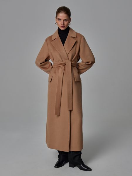 Пальто-халат с поясом