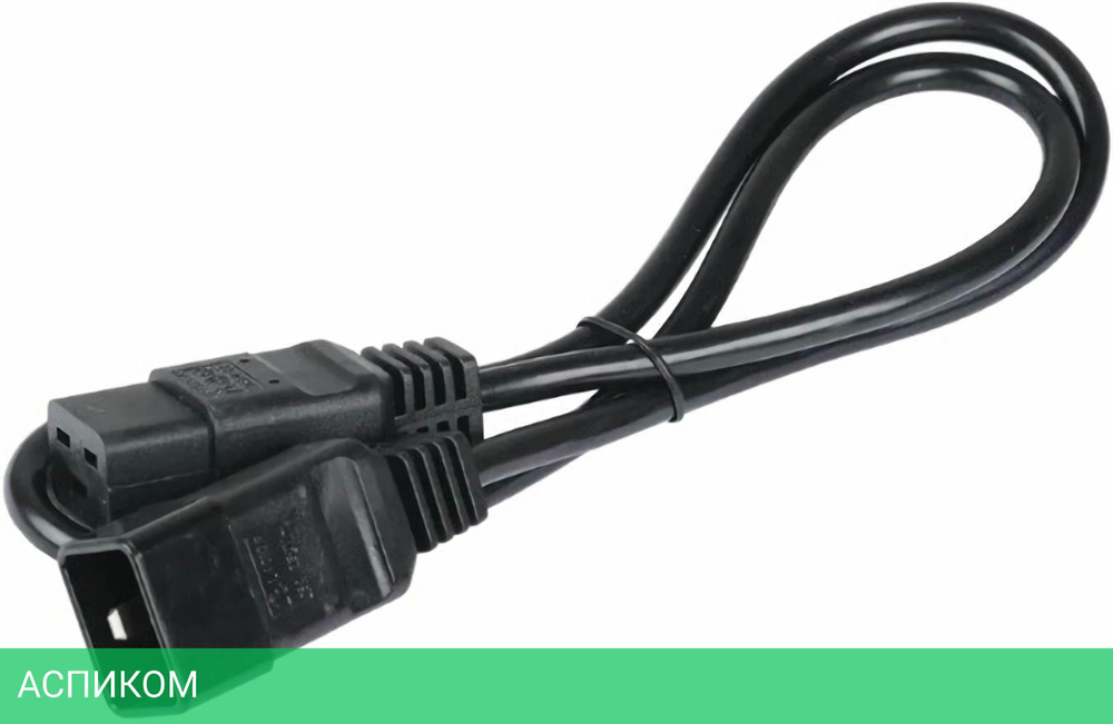 Шнур питания ITK PC-C19C20-2M черный