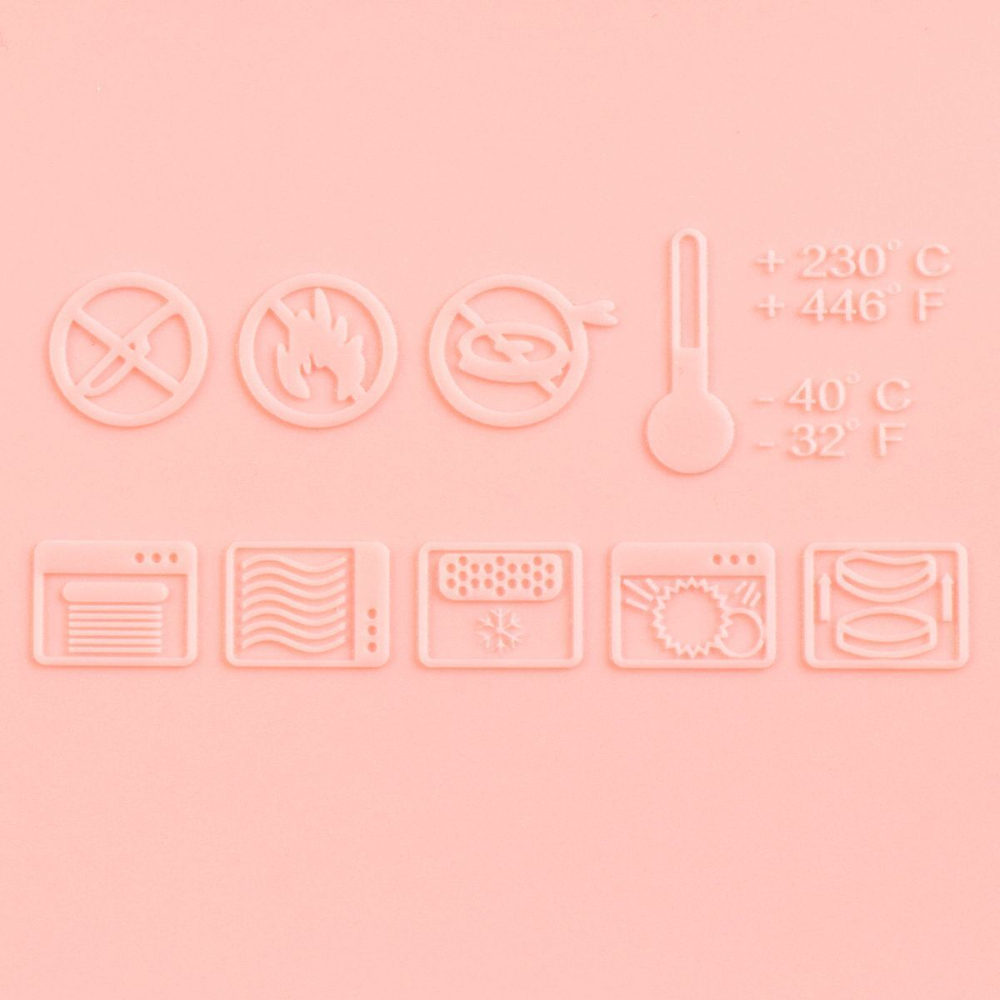 Форма для выпечки силикон, 13.5х27х6 см, прямоуг, роз, Daniks, Savory, Y4-4962