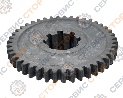 Шестерня малого редуктора привода фрезы  Z-43, 8 шлицов, ф нар. 113, ф вн. 38