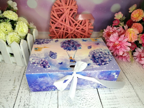 Коробка упаковочная Сиреневая мечта