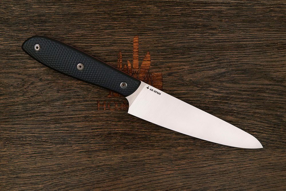 Нож кухонный MOYO Премьер универсальный 150мм, сталь AR-RPM9, рукоять G10-extra черный