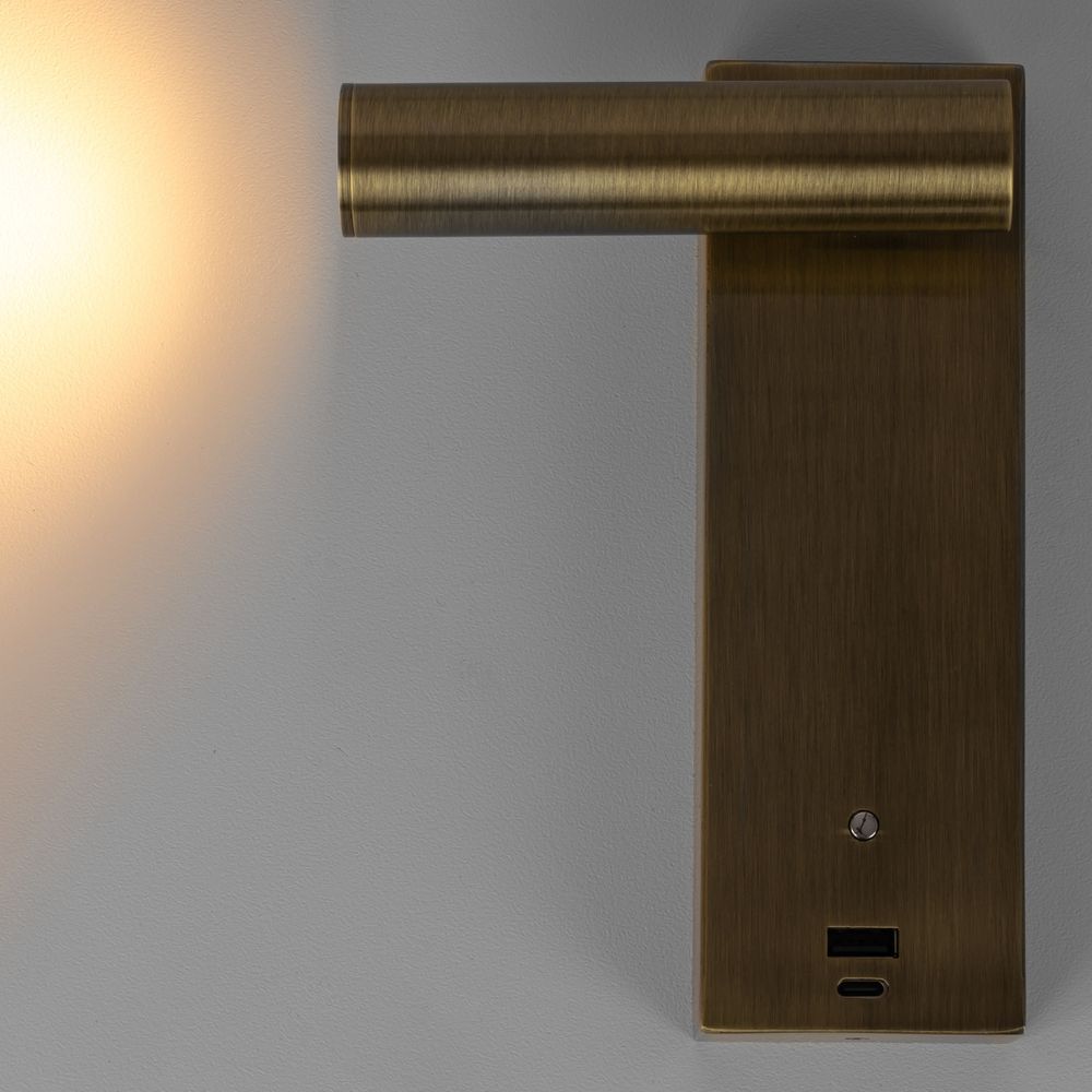 Citilux Декарт CL704433 LED USB Светильник с выключателем Бронза