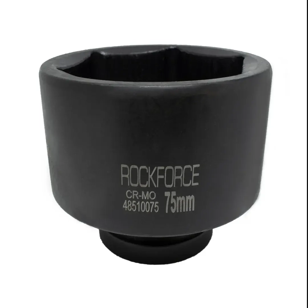 Головка ударная глубокая 75мм 6гр. 1'' RockForce##Rock FORCE RF-48510075