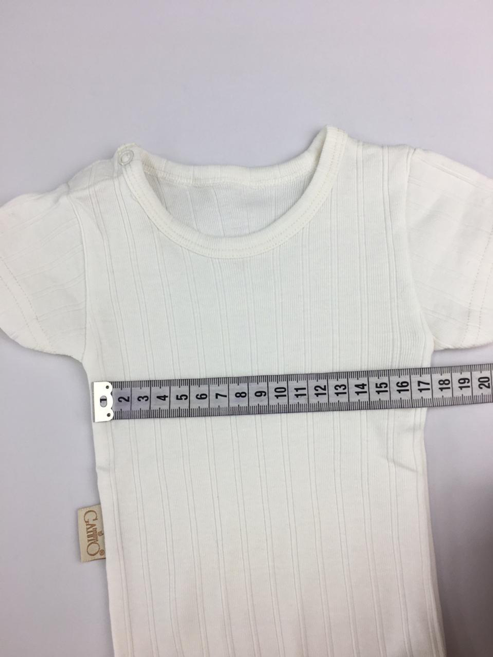 Боди GATTIO белое на 1-2 месяца