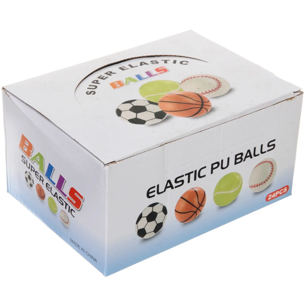 Мяч 6,3 см «Зоопарк» (антистресс) попрыгун, микс СТИКЕР НА ШОУ-БОКС