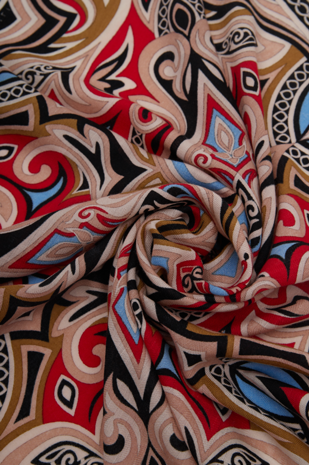 ПЛАТОК | 90х90 см | (120-20) шелк-шерсть