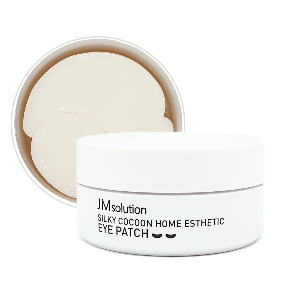 Гидрогелевые патчи с протеинами шёлка JMsolution Silky Cocoon Home Esthetic Eye Patch (60шт)