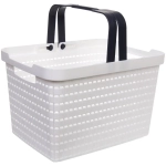 Корзинка для хранения с ручками «ФЛОДАРЛИНГ», цвет белый, 35*25.5*22.5см