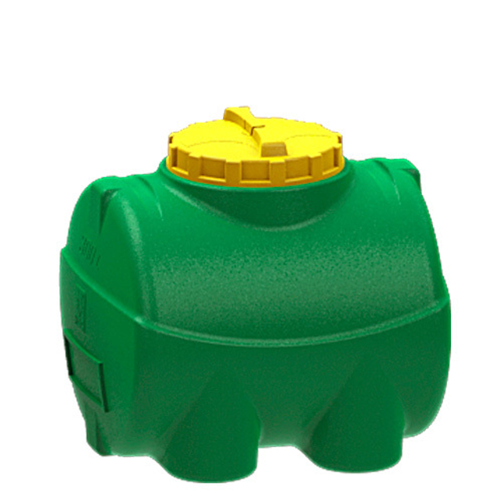 Емкость Пласт Инжиниринг цилиндрическая 200 л. горизонтальный (752x650x680см;зеленый) - арт.560104