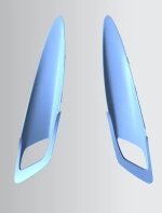 Карбоновая боковая панель воздухозаборника на замену для McLaren 720S 2017-2023 МакЛарен тюнинг