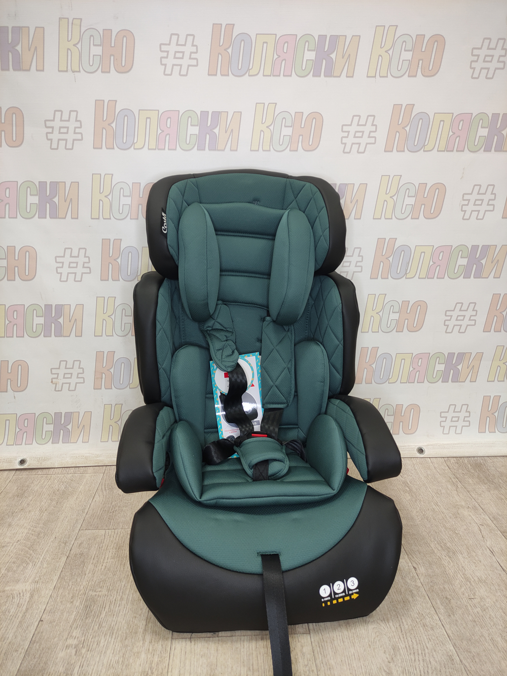 Автокресло детское Farfello COSTA CS-003 группа 1/2/3 (9-36) Зеленый