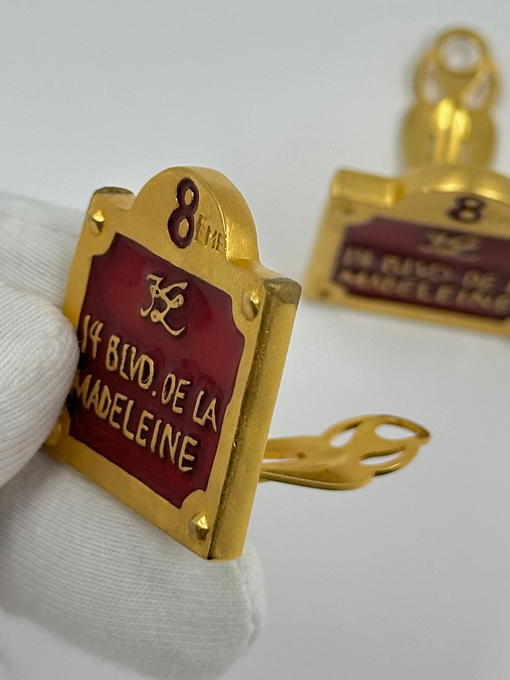 Клипсы 14 Blvd de la Madeleine Karl Lagerfeld