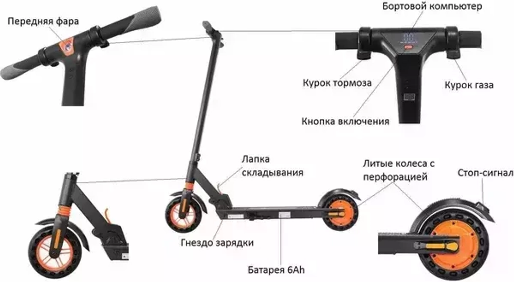 Электросамокат Kugoo Kirin S1 Pro 7.5 Ah