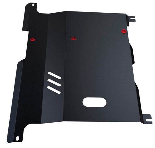 Защита картера и КПП АвтоБроня для Mazda 121 III (V - 1.3; 1.8D) 1996-2003/Mazda Demio DW (V - 1.3) 1997-2003, сталь 1.8 мм, с крепежом, 111.03808.1