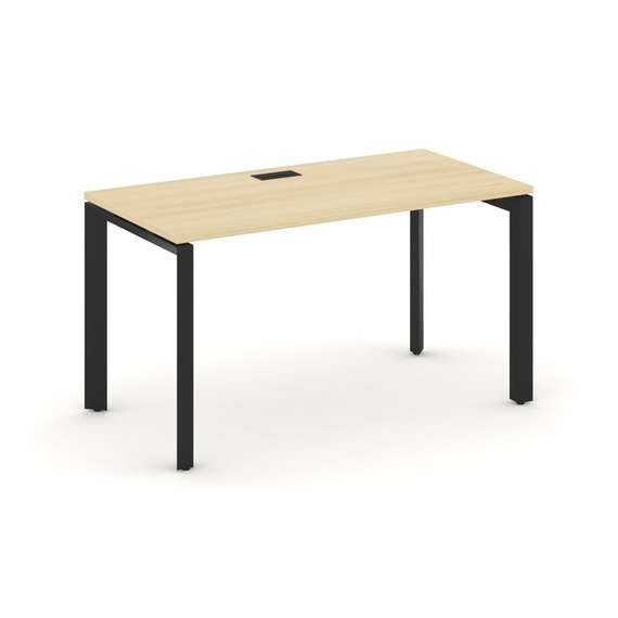 Style Project Стол письменный SN-59P.SP-013 Акация Лорка/Металл Черный/Черный Заглушка 1380*700*750