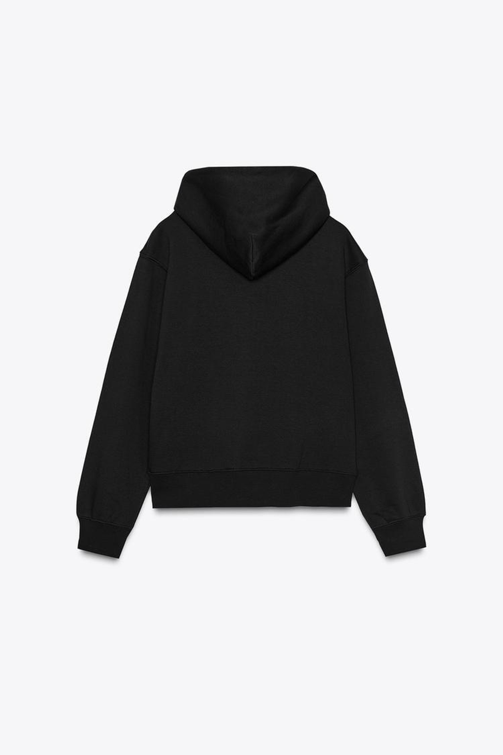 ZARA БАЗОВОЕ ХУДИ, ЧЕРНЫЙ