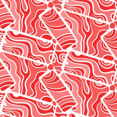 красно белая геометрия