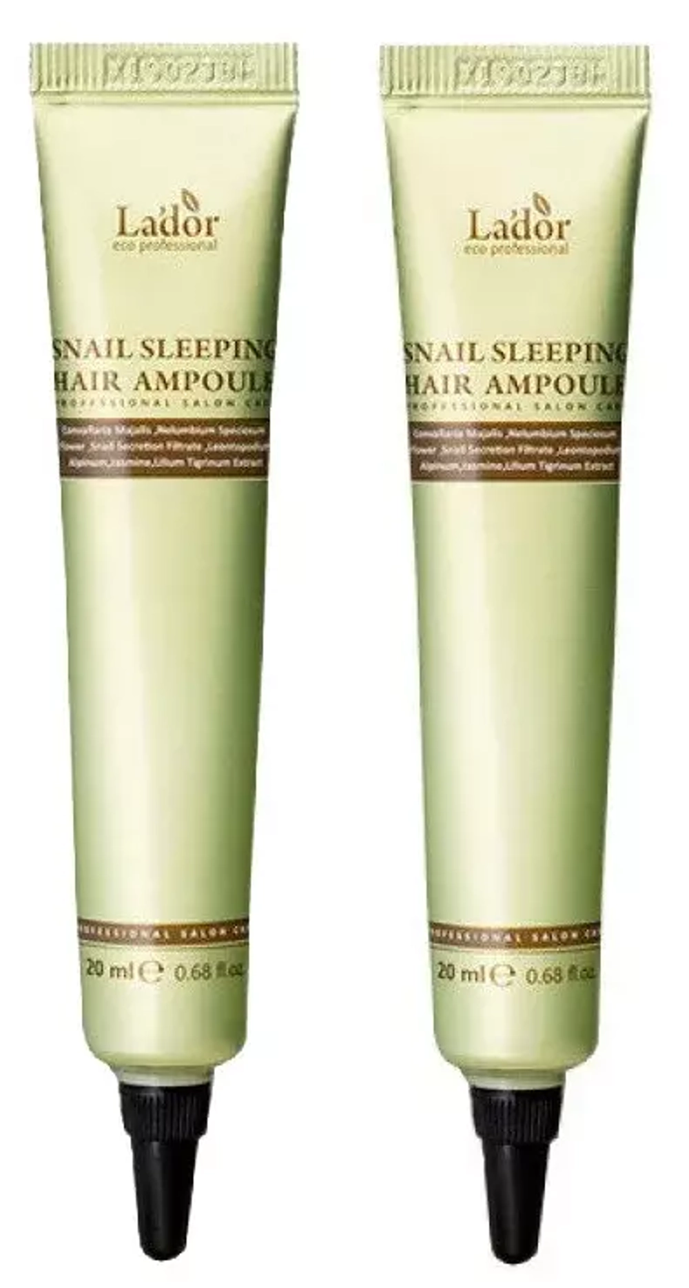 La'dor Snail Sleeping Hair Ampoule Ночная восстанавливающая сыворотка для волос 20мл