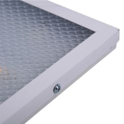 ULP-Q105 6060-72W-4000K WHITE Светильник светодиодный потолочный универсальный. Белый свет 4000K. Рассеиватель призма. Встроенный и-п. Корпус белый. ТМ Volpe