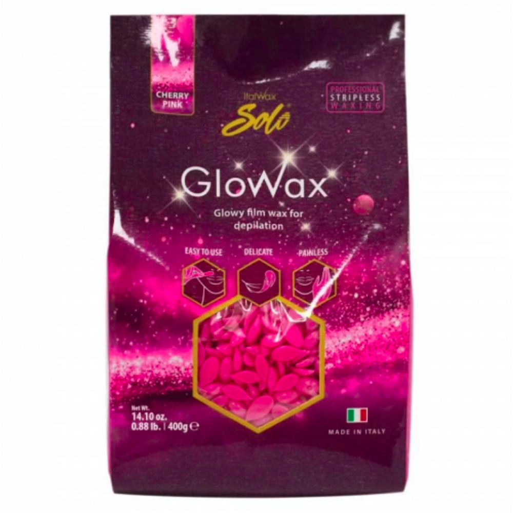Воск в гранулах пленочный сверкающий для лица «Cherry Pink» (Вишня), Glowax, 400 гр.