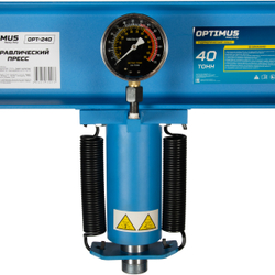 OPT-240 Пресс гаражный 40 т, с ручным и пневмогидравлическим насосом