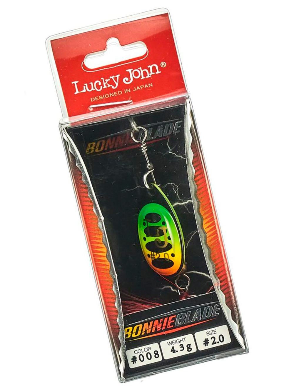 Блесна вращающаяся Lucky John BONNIE BLADE 4 10.3г 011 в блистере