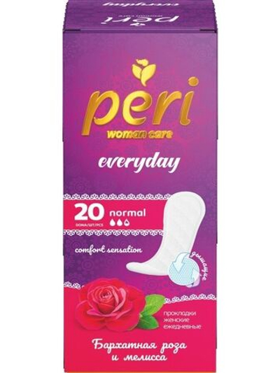 Ежедневки Пери нормал 20шт Део/Роза