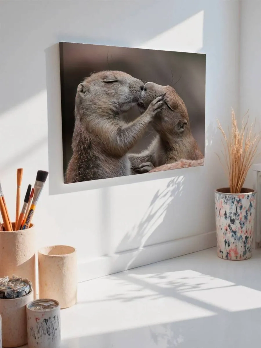 Картина на стену 40 X 50 Любовь животные