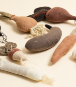 Текстильная игрушка – Овощи с огурцом и луком | Polyanka Mar