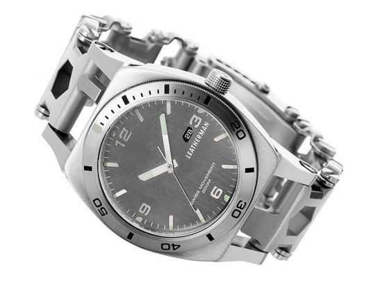 Часы-мультитул Leatherman Tread Tempo серебристые 832421