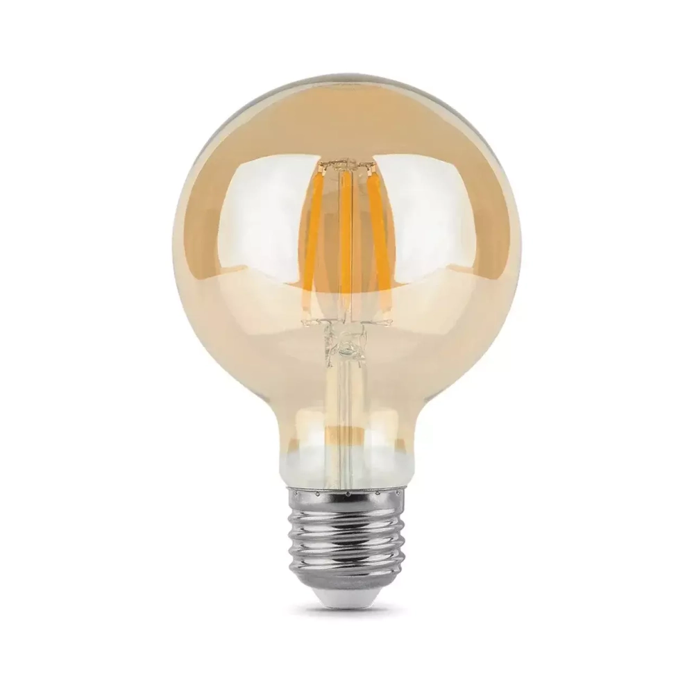 Лампа Gauss LED Filament G95 6W E27 550lm 2400K Golden 105802006