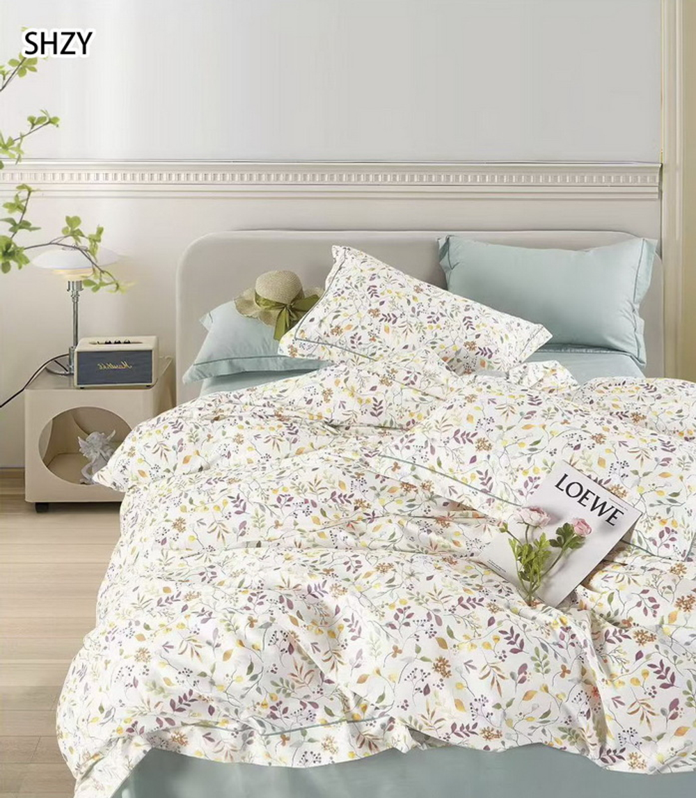 КПБ 2 сп с простыней на рез. 140х200 ПОПЛИН "П2"