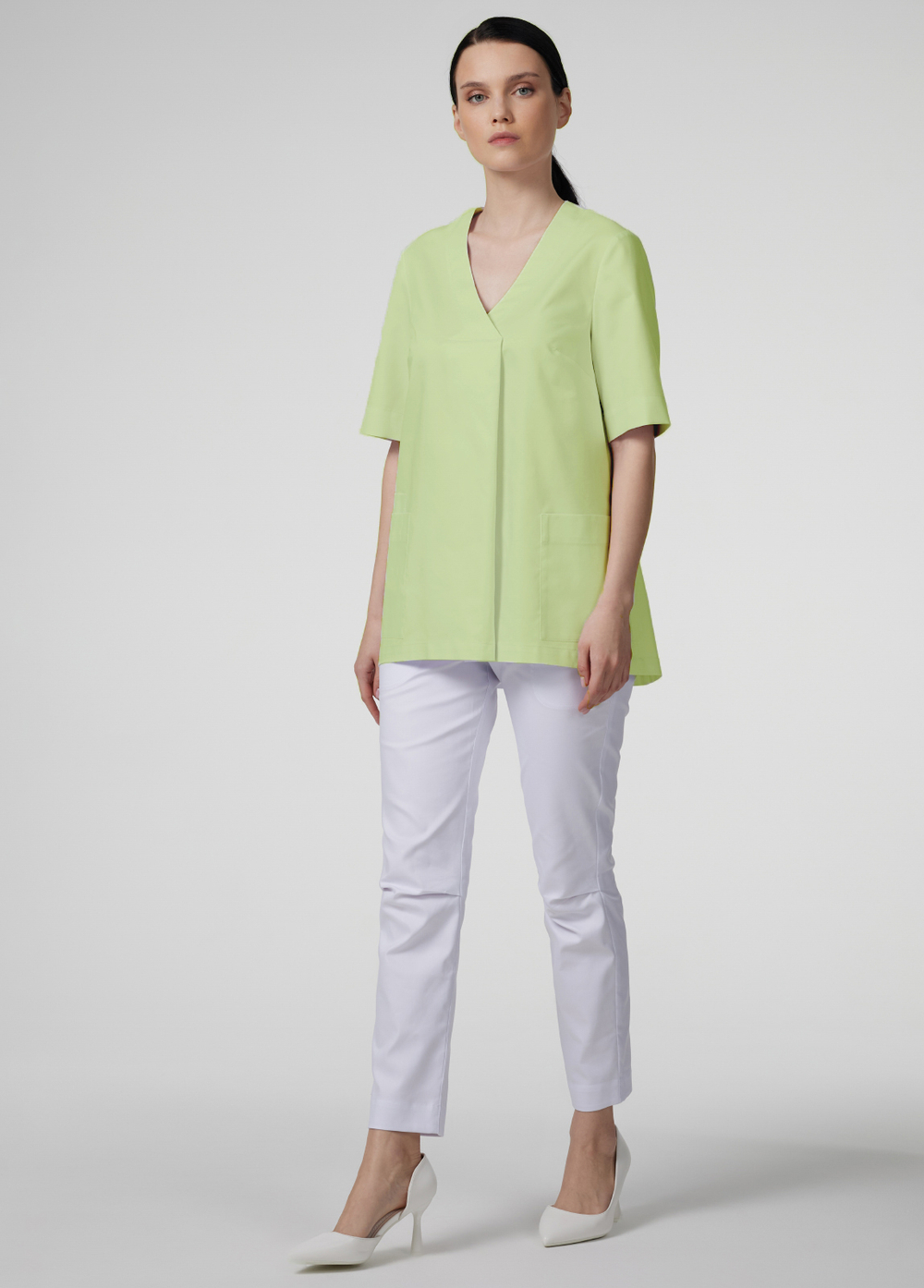 Туника Трапеция с треугольным вырезом