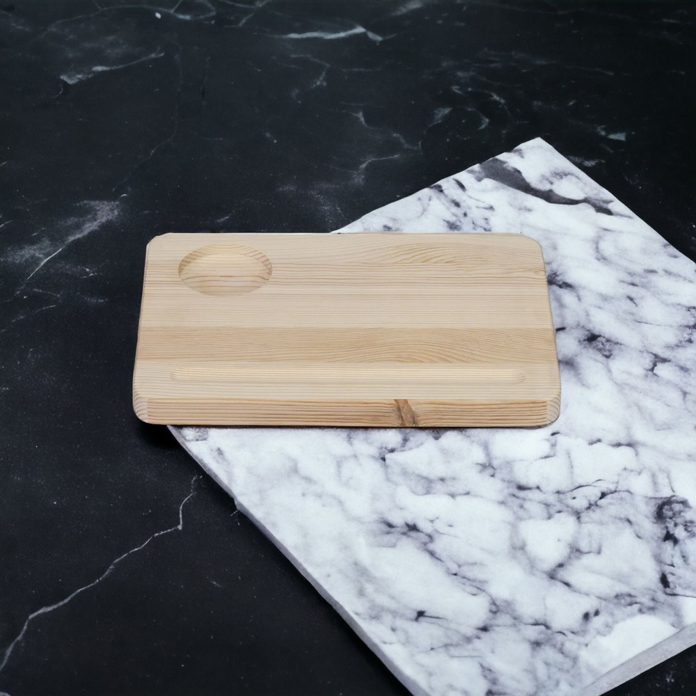 Доски разделочные деревянные Лауро - набор на подставке 3 шт