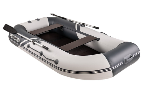 YACHTMAN-260 М (Яхтман) белый-серый (лодка ПВХ с усилением)