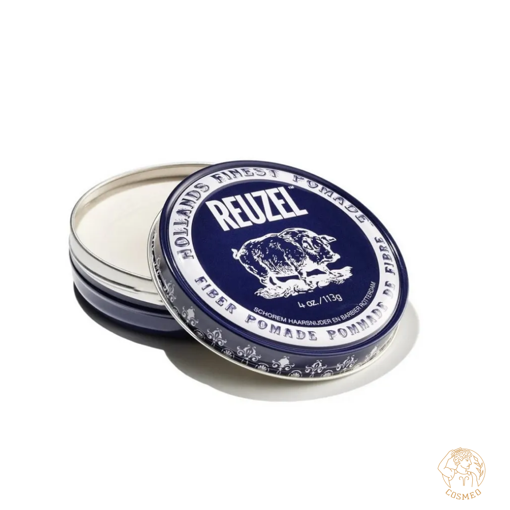Reuzel Fiber Pomade темно-синяя паста Pig